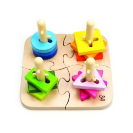 Puzzle creativ cu forme din lemn b 1