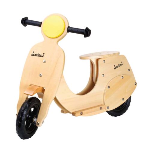 Scooter din lemn pentru copii