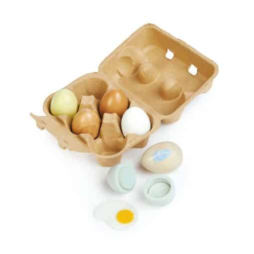 TL8285 Set 6 oua din lemn c