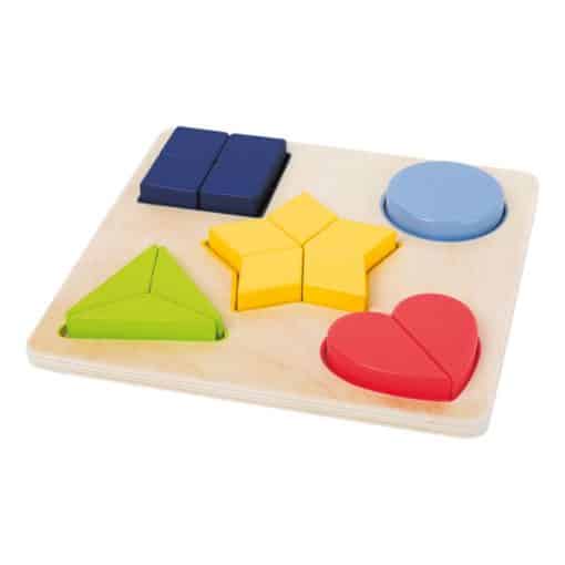 Puzzle educativ Invatam forme geometrice si culori