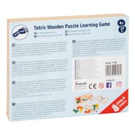 11728 Puzzle educativ Tetris din lemn cu forme geometrice g