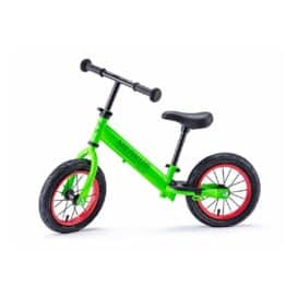 Bicicleta fara pedale din metal verde