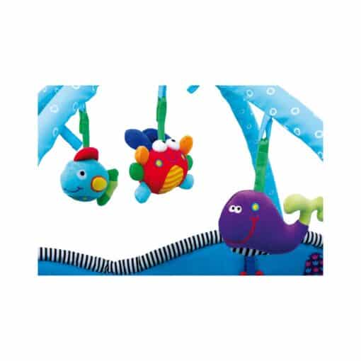 Loc de joaca pentru bebelusi cu jucarii colorate b