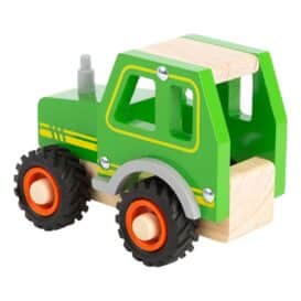 Tractor din lemn pentru copii b