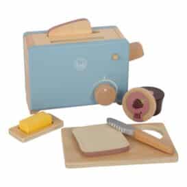 Prajitor de paine cu accesorii din lemn a