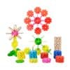 Joc de construit flori si figurine colorate