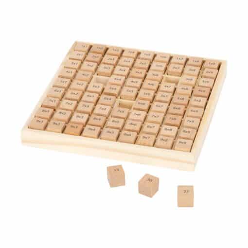 10953 Tabla inmultirii cu 81 de cuburi din lemn b