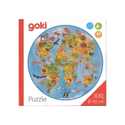 57711 Puzzle rotund XXL cu animalele lumii b